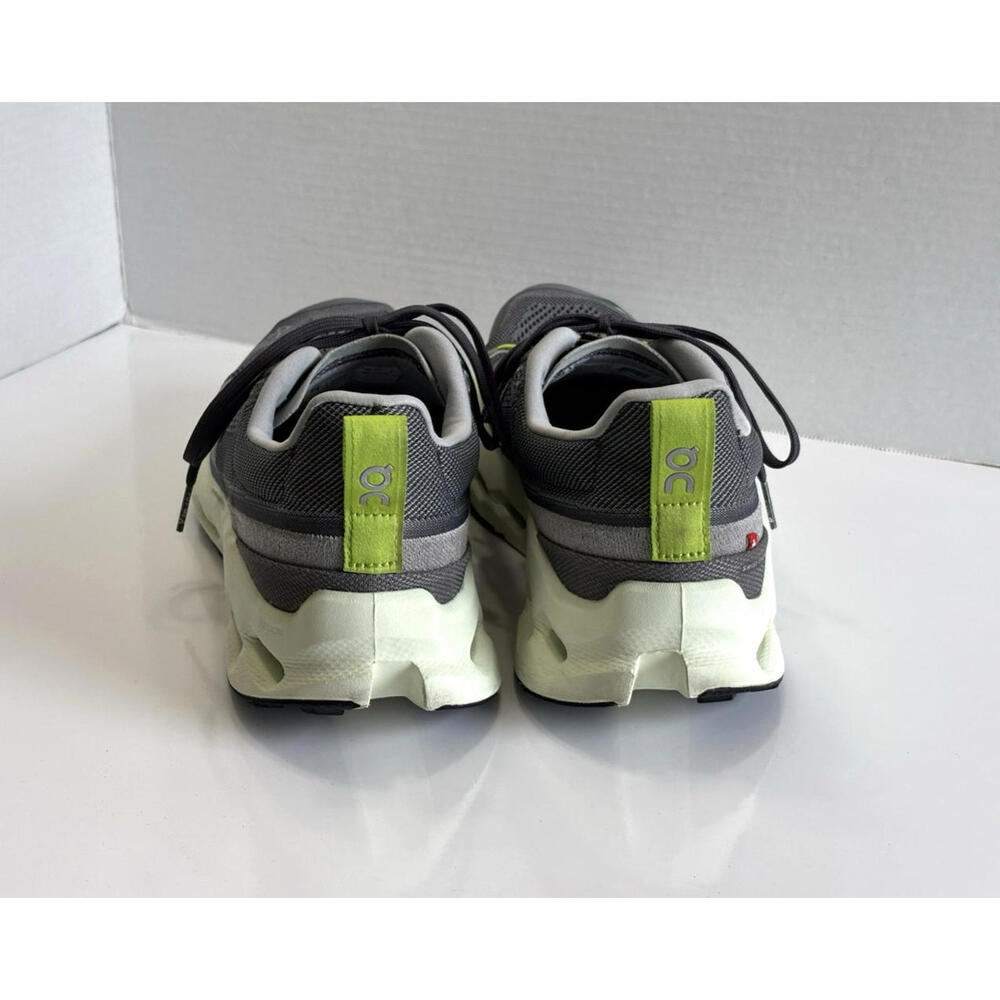 On Cloudsurfer Trail Running Sneakers Men's Size 12.5 Iron/Lima Athletic Shoes - Picture 5 of 16